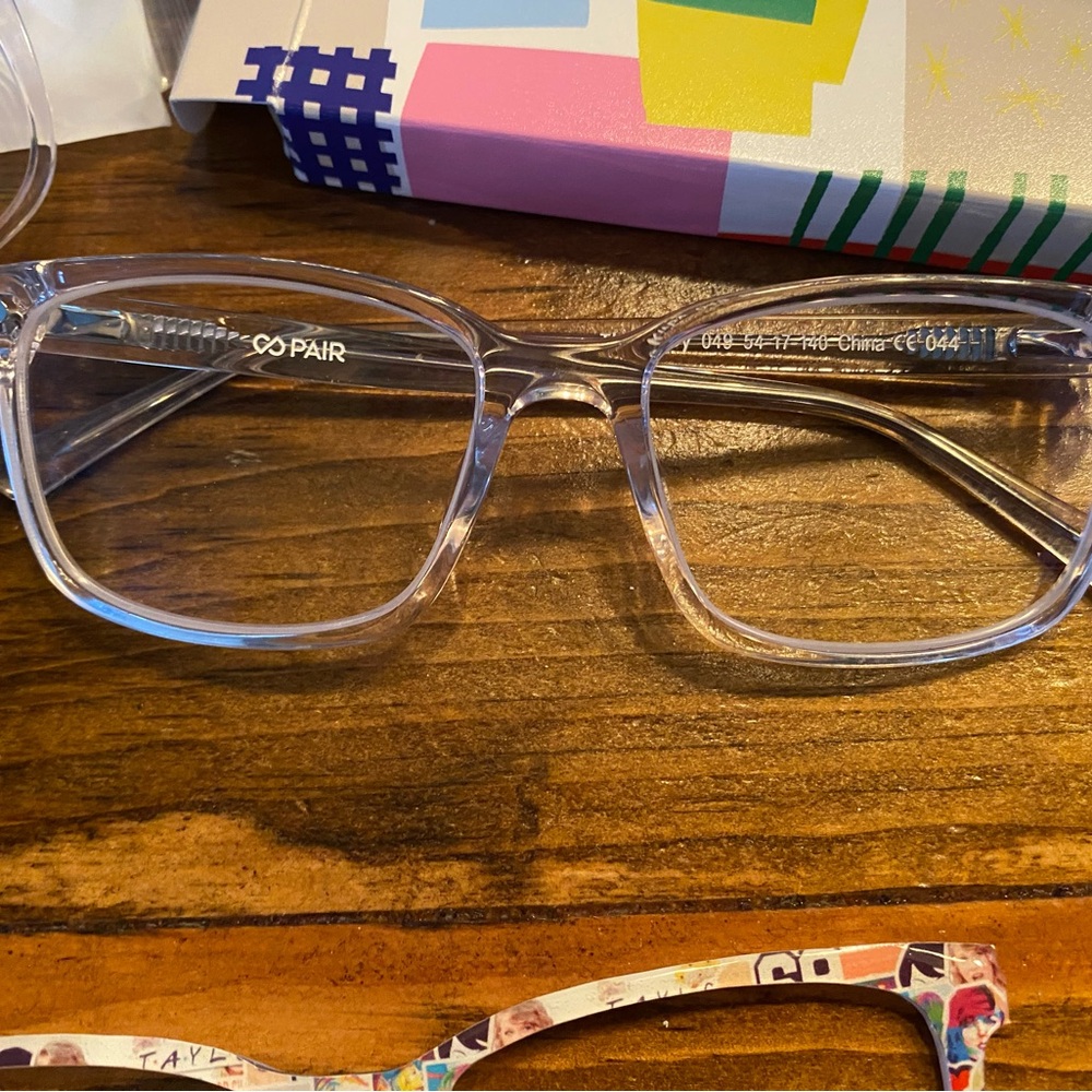 Pair Eyewear brand Kirby and Jessie Clear frames and 2 (non pair brand) toppers. - Picture 3 of 6